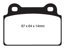 Load image into Gallery viewer, EBC Bluestuff NDX Full Race Rear Brake Pads for Mitsubishi Lancer Evo 10