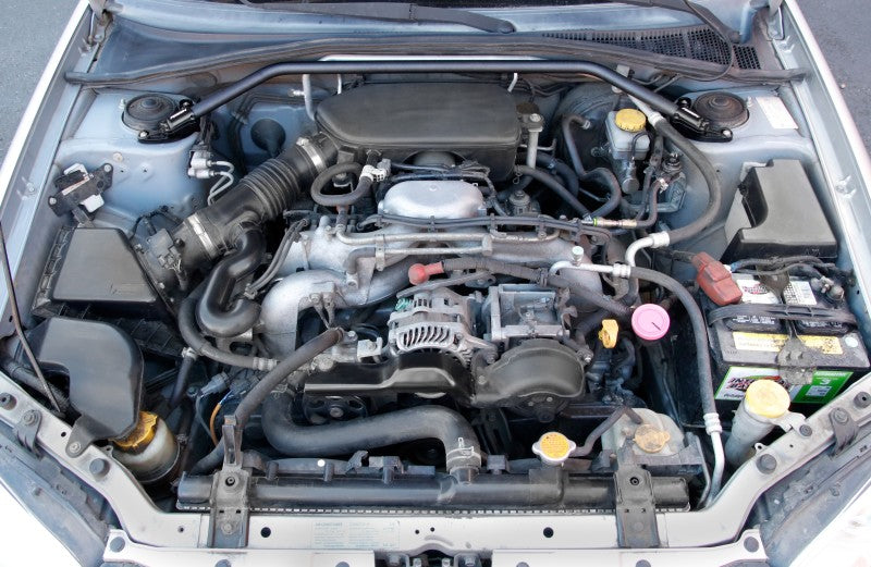 Perrin Performance Front Strut Brace for 2002-2007 Subaru WRX/STi, 2004-2008 Subaru Forester - Black