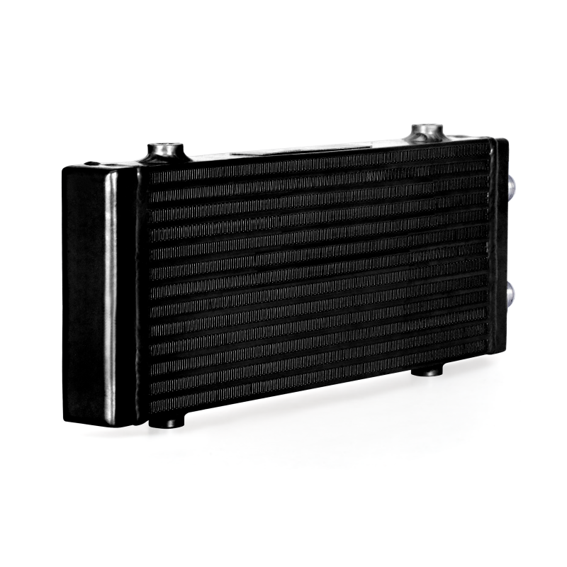 Mishimoto Universal Medium Bar and Plate Dual Pass Black Oil Cooler for Ford Mustang