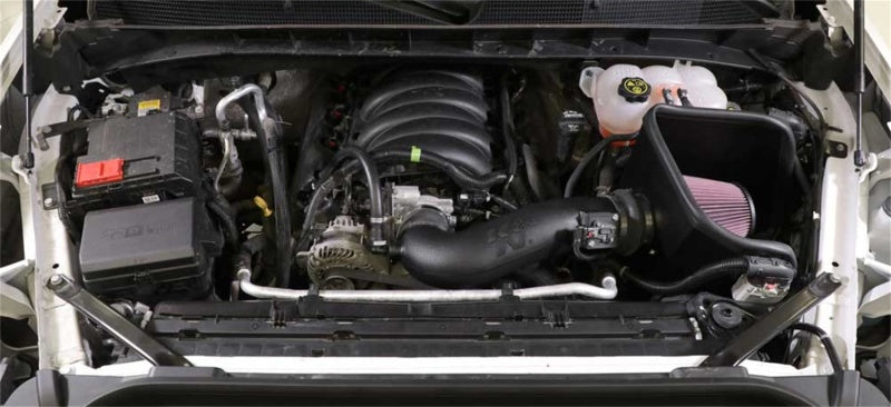 K&N Engineering AirCharger Performance Intake System for 2019 Chevrolet Silverado 1500 with V8-5.3/6.2L