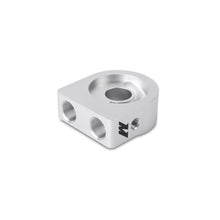 Load image into Gallery viewer, Mishimoto Silver M20 Oil Sandwich Plate - High-Flow Oil Cooler Adapter for Automotive Applications