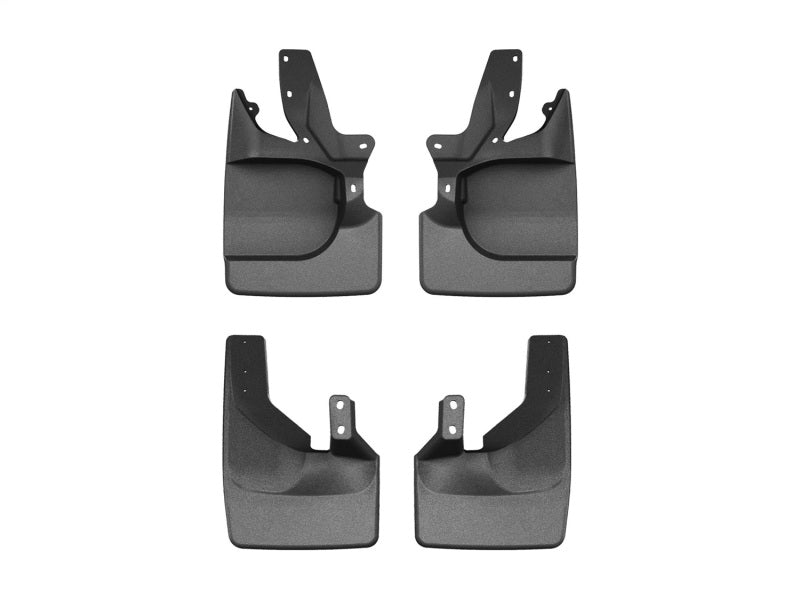 WeatherTech Front and Rear MudFlaps for 2021-2025 Ford Bronco, Black - WET110185-120148