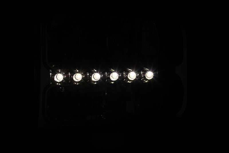 ANZO Crystal Headlight Set for Chrysler PT Cruiser 2001-2005 with Chrome and Amber Housing