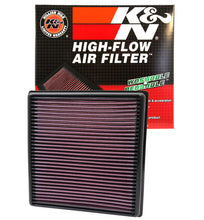 Load image into Gallery viewer, K&amp;N Replacement High-Flow Air Filter for Chrysler 200, Dodge Avenger, Dodge Journey, and Fiat Freemont * Part No. KNN33-2470