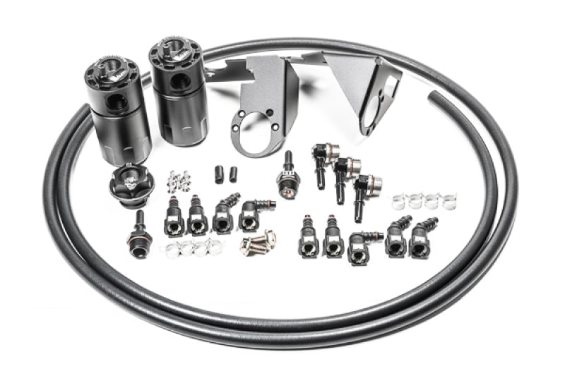 Radium Engineering Dual Catch Can Kit for 2005-2013 Chevrolet Corvette – Oil and Contaminant Interception System
