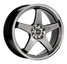 Load image into Gallery viewer, Enkei EV5 17x7 Hyper Black Wheel with Machined Lip - 5x100/114.3 Bolt Pattern, 38mm Offset, 72.6mm Center Bore