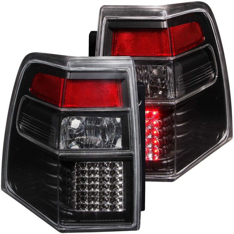ANZO LED Tail Light Assembly for Ford Expedition 2007-2014 with Clear Lens and Black Housing