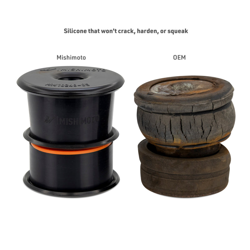 Mishimoto MM-BM-F2D-99RC Silicone Body Mounts for 1999-2003 Ford Super Duty Regular and Extended Cab