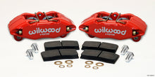 Load image into Gallery viewer, Wilwood DPHA Front Caliper &amp; Pad Kit for Honda and Acura with 262mm OE Rotors * Red Finish
