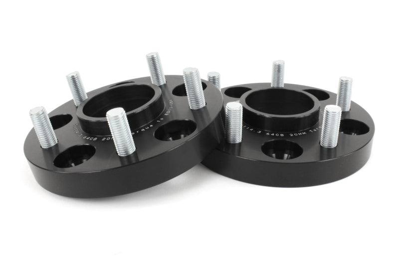 Perrin Performance 64.1mm 5x114.3 Wheel Spacers for Honda Civic Si and Acura Integra, 20mm Thickness - Pair