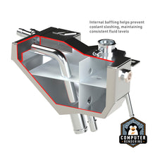 Load image into Gallery viewer, Mishimoto Secondary Degas Tank for 2011+ Ford 6.7L Powerstroke, Micro-Wrinkle Black – MMRT-F2D-11SMWBK