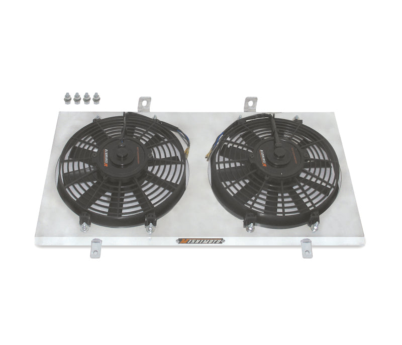 Mishimoto Nissan 240SX S13 Aluminum Fan Shroud Kit with Dual 10-Inch Electric Fans