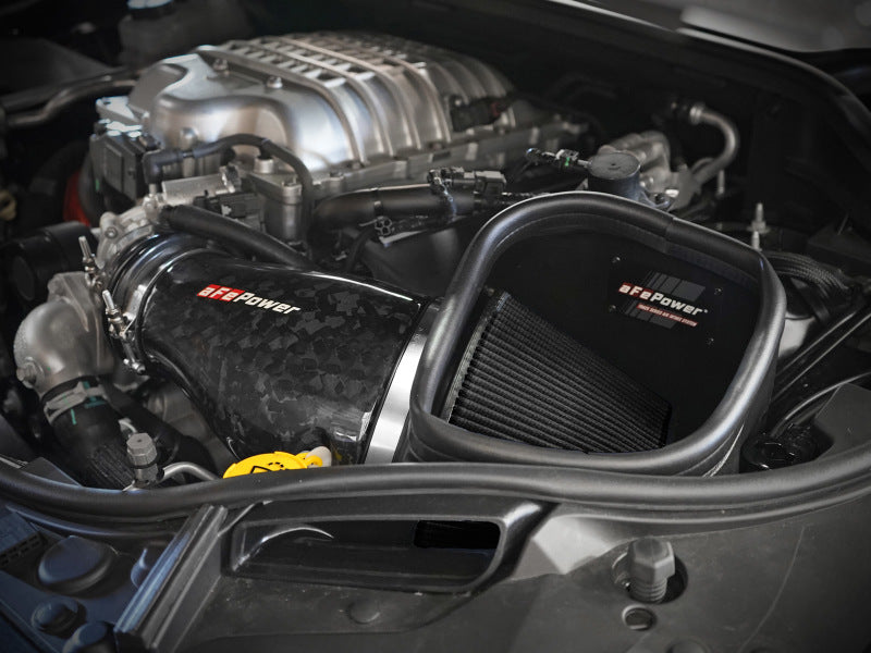 aFe 2021 Dodge Durango SRT Hellcat Track Series Carbon Fiber Cold Air Intake System with Pro 5R Filter