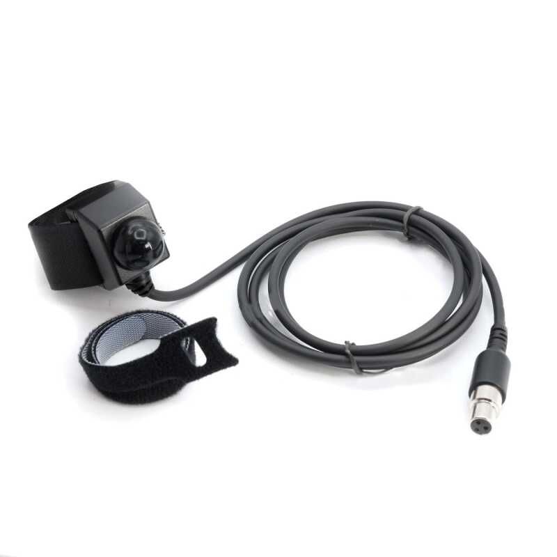 Rugged Radios Velcro Mount Push to Talk (PTT) Button for Intercoms - Straight Cord, Passenger PTT
