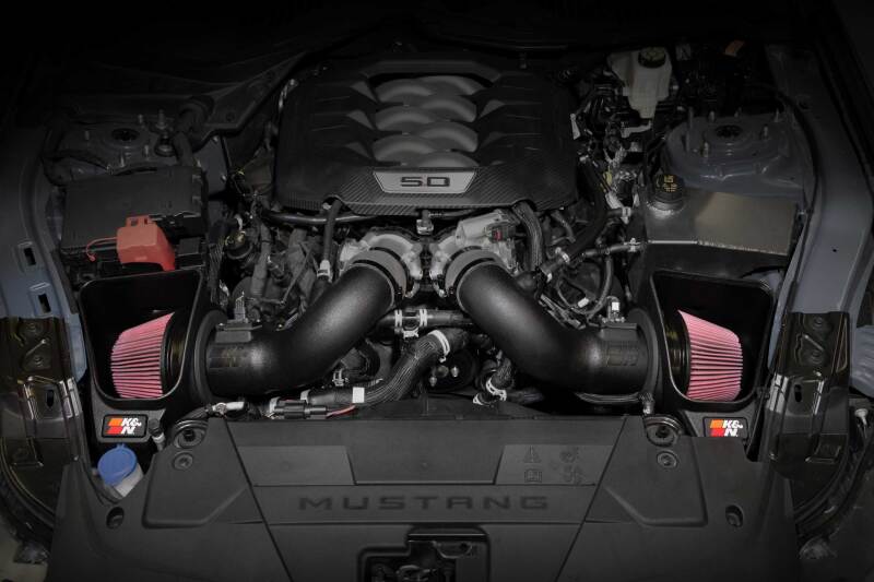 K&N 63 Series Cold Air Intake System for 2024-2025 Ford Mustang GT V8-5.0L by K&N Engineering Part #KNM63-2626