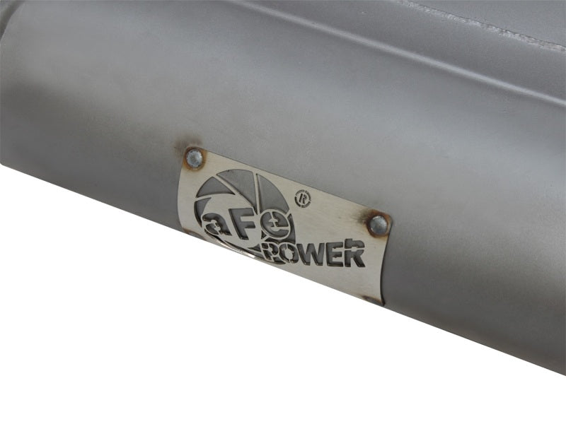 aFe Scorpion Aluminized Hi-Tuck Rock Basher Cat-Back Exhaust System for Jeep Wrangler JK 07-18 V6 3.6L/3.8L