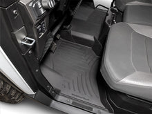 Load image into Gallery viewer, WeatherTech FloorLiner HP Front Floor Mat, Black, Over-the-Hump for 2024-2025 Polaris Ranger XD 1500, Part 4418631IM