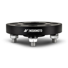 Load image into Gallery viewer, Mishimoto 4x100 Wheel Spacers for Honda Civic and Prelude – 15mm Thickness, Black Anodized, M12x1.5 Studs