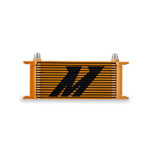 Load image into Gallery viewer, Mishimoto Universal 16-Row Oil Cooler Gold – High-Performance Engine Cooling Solution