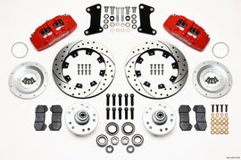 Wilwood Dynapro 6 Front Hub Kit with 12.19-Inch Drilled Rotors for 1964-1974 American Muscle Cars