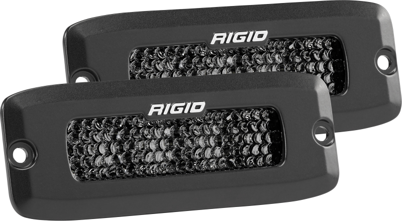 Rigid Industries SR-Q Series PRO Midnight Edition Spot LED Lights * Pair