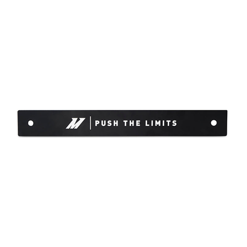 Mishimoto Black Aluminum License Plate Delete with Logo Options