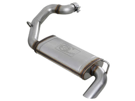 aFe MACH Force-Xp Hi-Tuck 3-Inch Axle-Back Exhaust System for Jeep Wrangler JL 2018-2020 with 2.0L/3.6L Engines