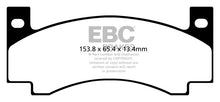 Load image into Gallery viewer, EBC Yellowstuff Brake Pads for 1971-1972 Dodge B200 and B300 Vans - Part Number EBCDP41176R