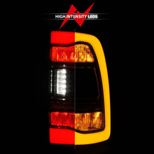 Load image into Gallery viewer, ANZO 09-18 Dodge Ram 1500 Sequential LED Tail Lights with Smoke Black Housing and Switchback Amber Signal
