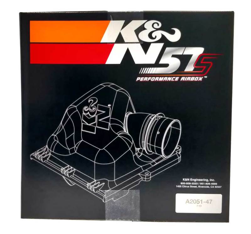 K&N Engineering Part 57S-4000 Performance Airbox for Ford Focus, C-Max, Volvo, Mazda 3 & 5