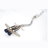 Invidia - Gemini Titanium Tip Cat-Back Exhaust for 17+ Honda Civic Hatchback Sport & Sport Touring