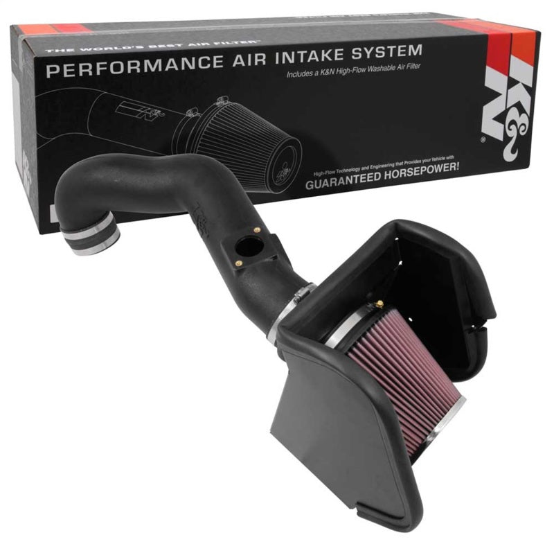 K&N Engineering 63-6017 High-Performance Cold Air Intake System for Nissan Titan XD V8-5.0L Diesel