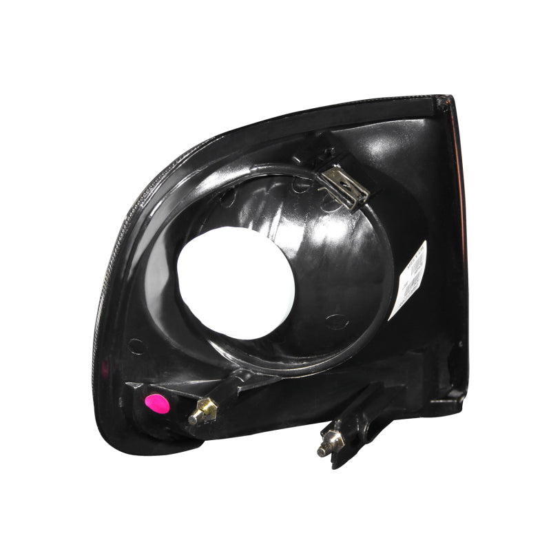 ANZO Corner Lights for Ford F-150 & Expedition 1997-2003, Harley-Davidson Style, Black Housing with Amber Reflector