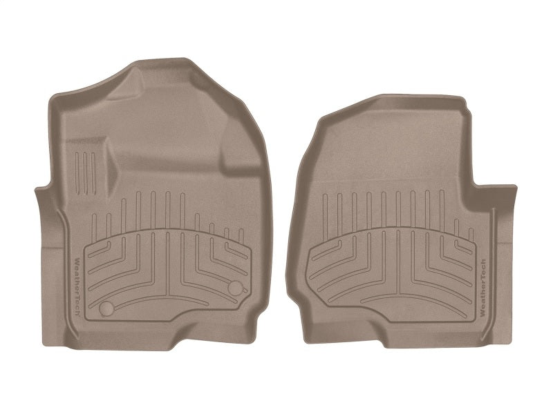 WeatherTech FloorLiner HP for 2006 GMC Yukon XL 1500 and Chevrolet Suburban 1500 - Tan, Front
