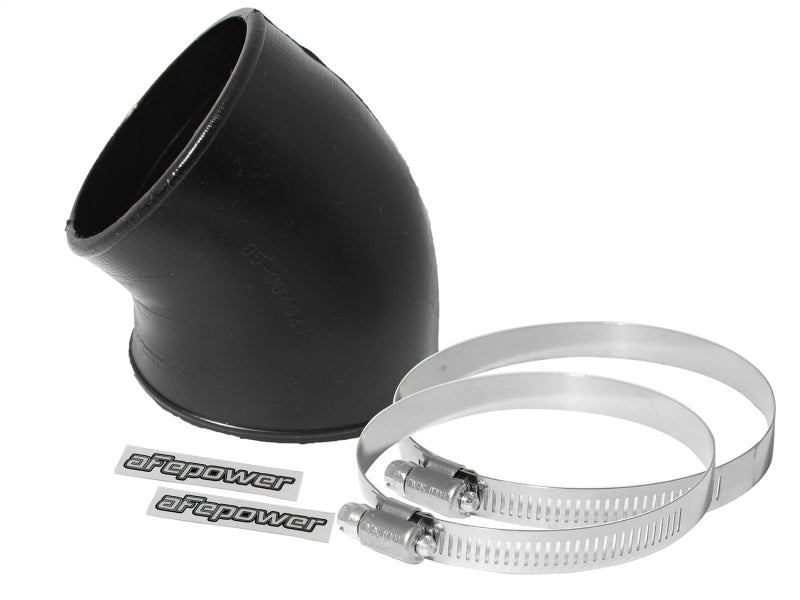 aFe MagnumFORCE Performance Accessories Coupling Kit 4 Inch to 3.5 Inch ID, 40 Degree Black Elbow Reducer