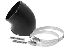 Load image into Gallery viewer, aFe MagnumFORCE Performance Accessories Coupling Kit 4 Inch to 3.5 Inch ID, 40 Degree Black Elbow Reducer
