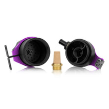 Load image into Gallery viewer, Mishimoto Universal Baffled Oil Catch Can - Purple for Automotive Performance