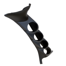 Load image into Gallery viewer, AutoMeter 99-07 Ford Super Duty Black 2-1/16 Inch Quad Pillar Gauge Pod (Part #ATM17308)
