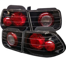Load image into Gallery viewer, Spyder Euro Style Tail Lights for Honda Civic 1996-2000, Black, Part Number ALT-YD-HC96-2D-BK