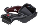 aFe Power Track Series Red Kevlar Carbon Fiber Intake System with P5R Filter for Ford F-150 Raptor R 2023-2024