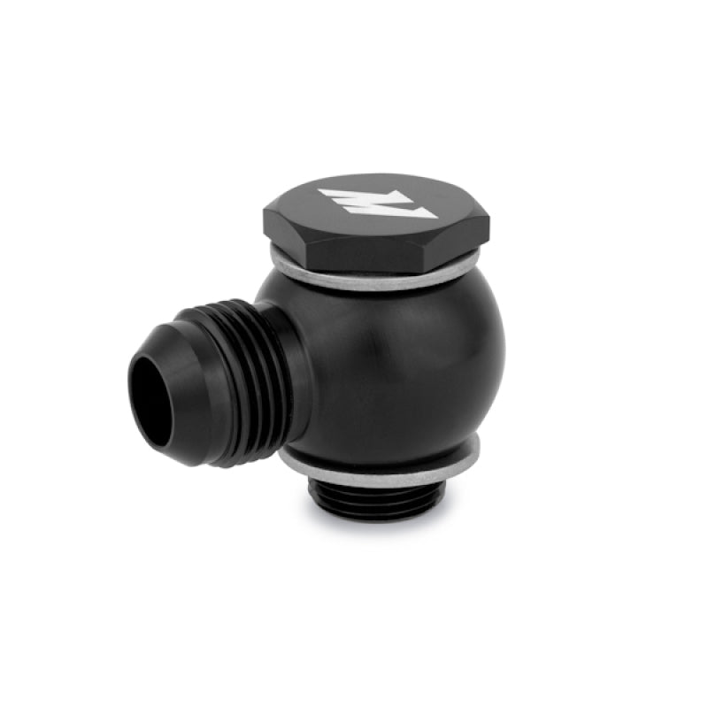 Mishimoto M20 x -10AN Black Banjo Fitting with Bolt for Automotive Applications