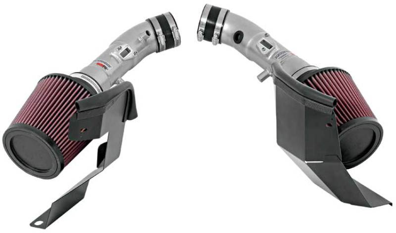 K&N Engineering 69-7082TS Dual Silver Typhoon Short Ram Intakes for 2007-2008 Infiniti G35