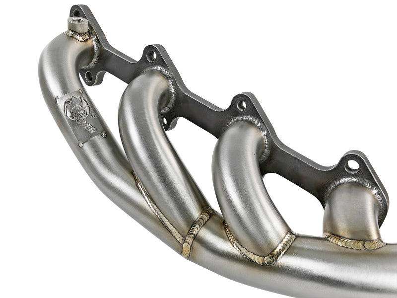 aFe Twisted Steel 1-3/4 to 2 Inch Stainless Steel Headers for 2006-2007 Ford F-250 Super Duty Diesel V8-6.0L