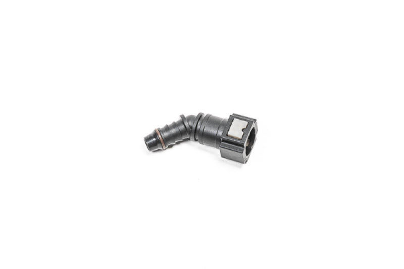 Radium Engineering 5/16 Inch SAE Female to 45-Degree 3/8 Inch Barb Fitting