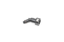 Load image into Gallery viewer, Radium Engineering 5/16 Inch SAE Female to 45-Degree 3/8 Inch Barb Fitting
