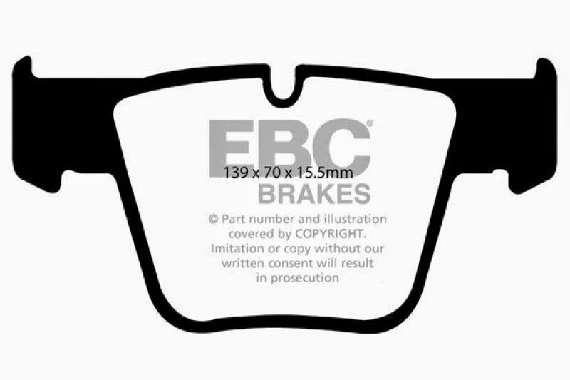 EBC Yellowstuff Brake Pads for Mercedes-Benz CL and AMG Models * Part Number ebcDP41941R
