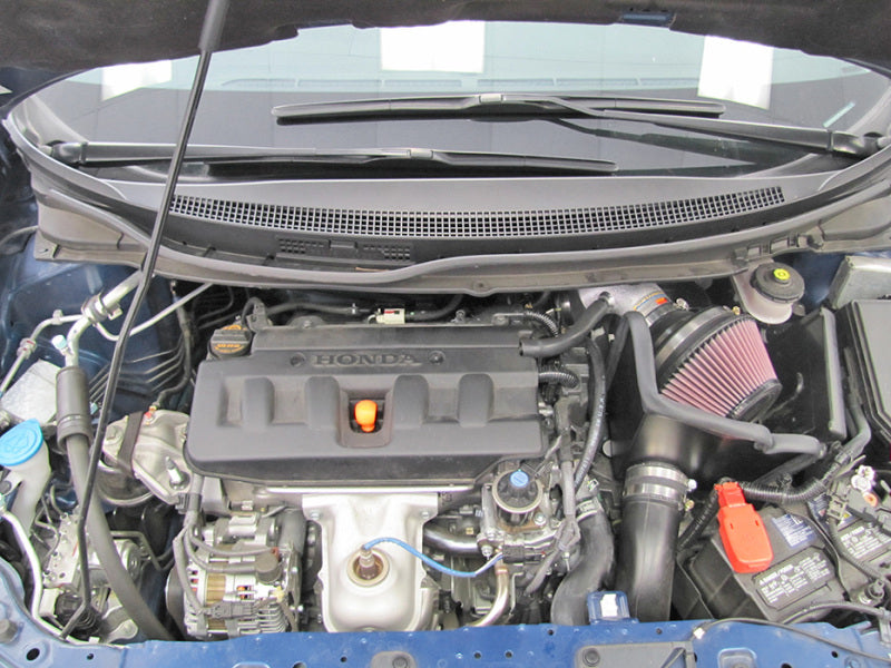 K&N Engineering 69-1020TS Cold Air Intake System for Honda Civic 1.8L L4 - Silver Typhoon
