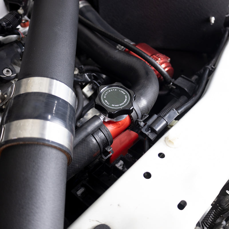 Mishimoto All-Aluminum Coolant Fill Inlet for Mitsubishi Lancer Evo X 2008-2015 - Black
