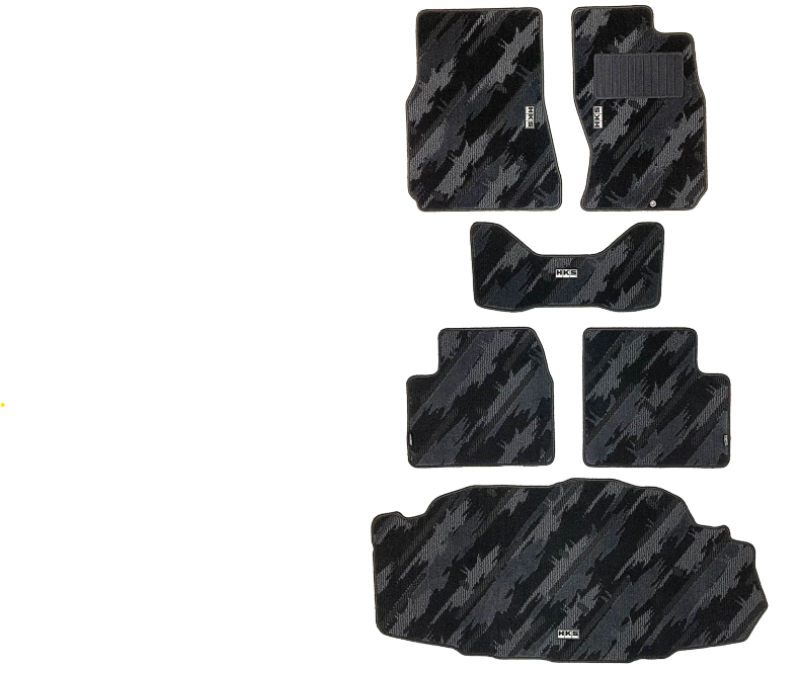 HKS Floor Mats for Nissan Skyline R34 Full Set Oct RHD – Durable Automotive Floor Protection