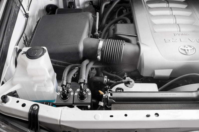Radium Engineering Dual Catch Can Kit for Toyota Tundra 2007-2021 with Fluid Lock Technology